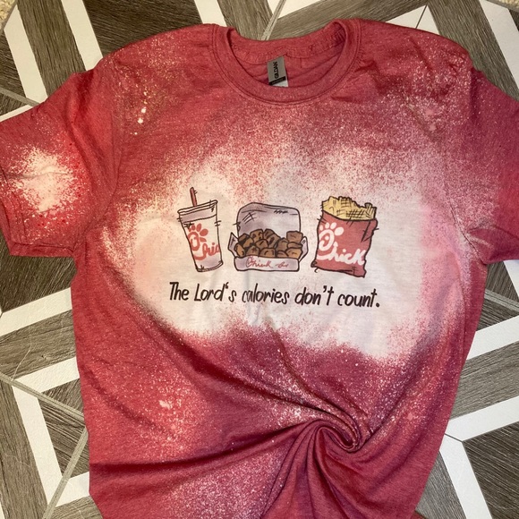 Hand Crafted Tops - The lord’s calories don’t count T-Shirt